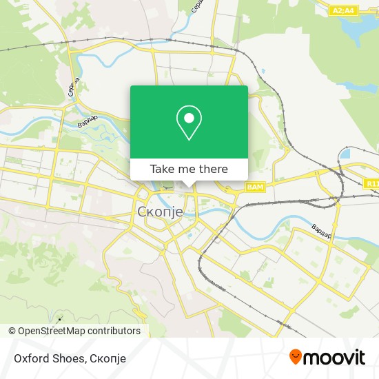 Oxford Shoes map