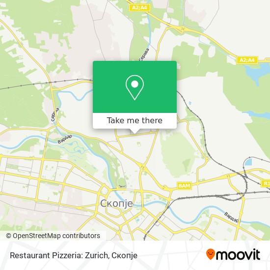 Restaurant Pizzeria: Zurich map