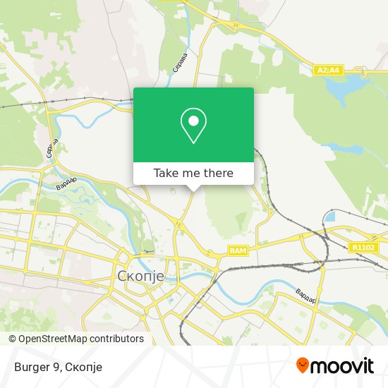 Burger 9 mapa