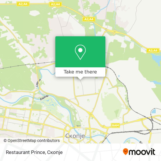 Restaurant Prince map