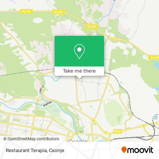 Restaurant Terapia map