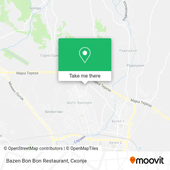 Restaurant Bazen Bon Bon map