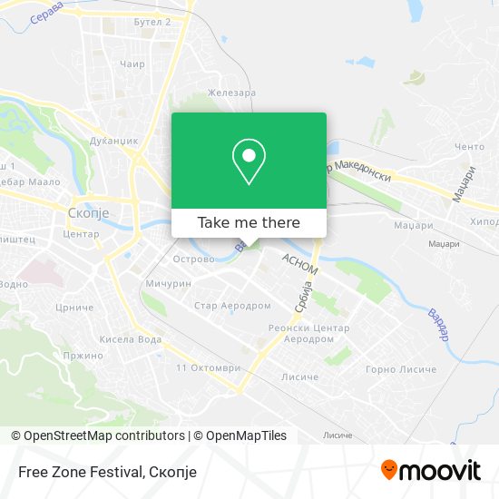 Free Zone Festival mapa