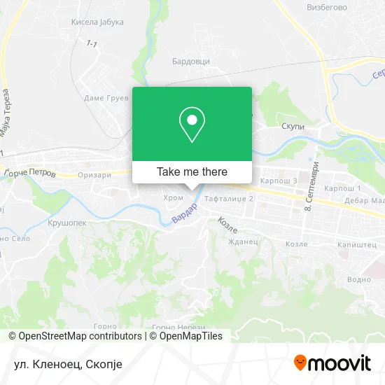 ул. Кленоец map