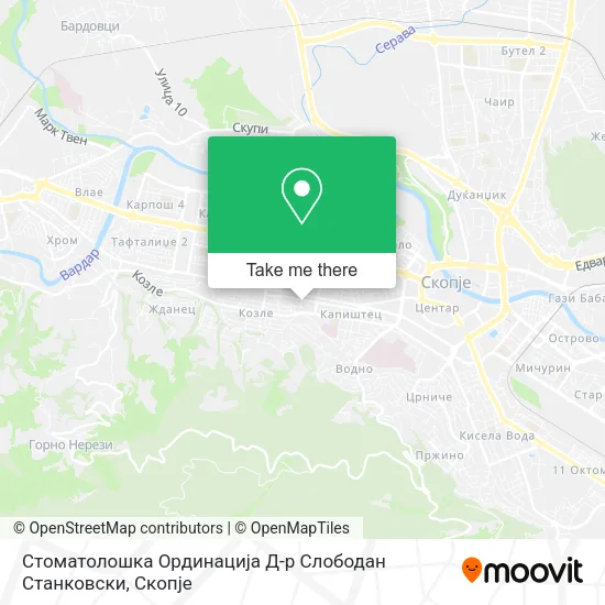 Стоматолошка Ординација Д-р Слободан Станковски map