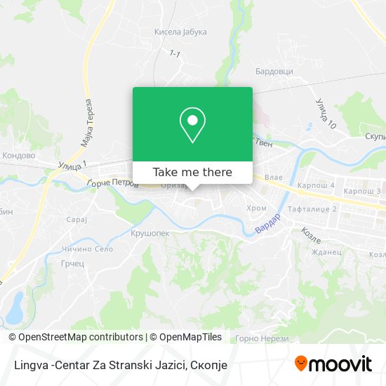 Lingva -Centar Za Stranski Jazici map