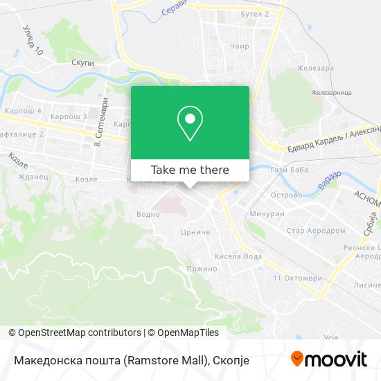 Македонска пошта (Ramstore Mall) map