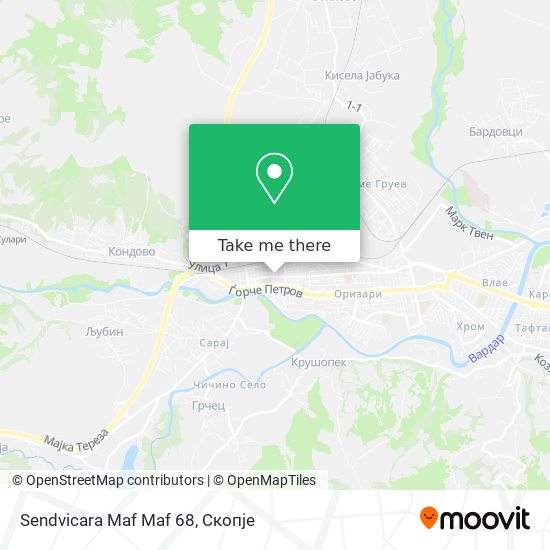 Sendvicara Maf Maf 68 map