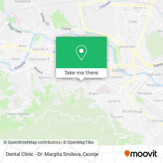 Dental Clinic - Dr. Margita Smileva map