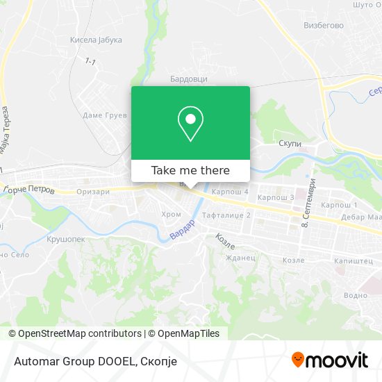 Automar Group DOOEL mapa