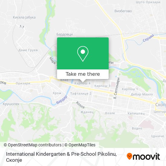 International Kindergarten & Pre-School Pikolinu map