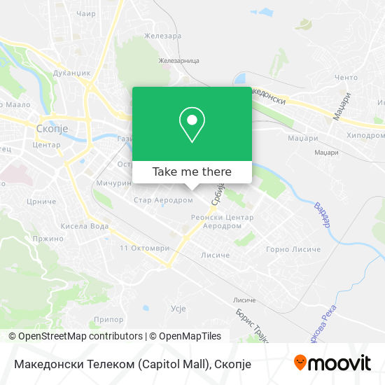 Македонски Телеком (Capitol Mall) map