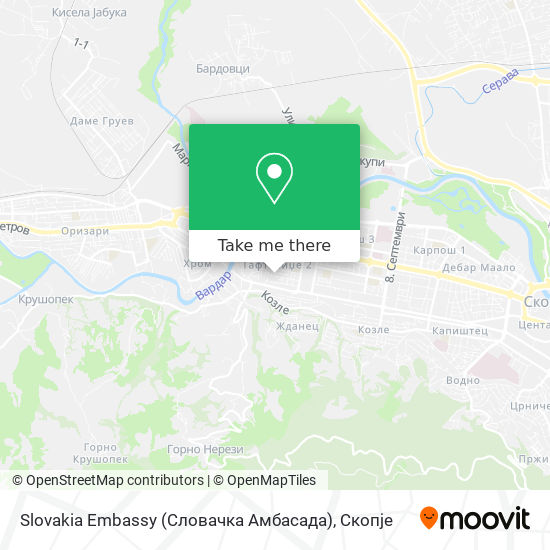 Slovakia Embassy (Словачка Амбасада) map