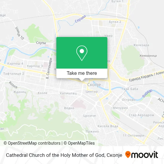 Cathedral Church of the Holy Mother of God map