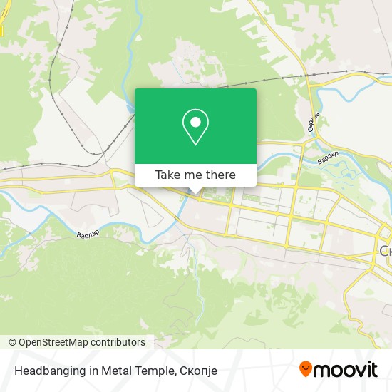 Headbanging in Metal Temple mapa