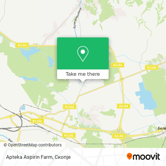 Apteka Aspirin Farm mapa