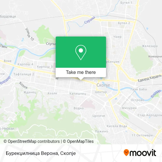Бурекџилница Верона map