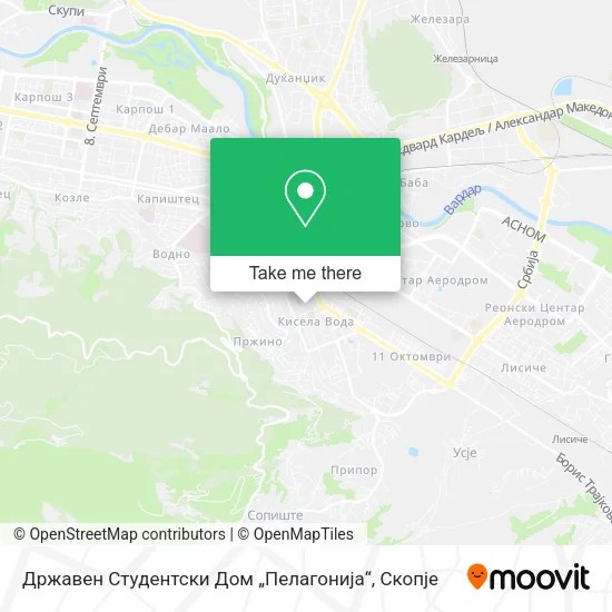 Државен Студентски Дом „Пелагонија“ map
