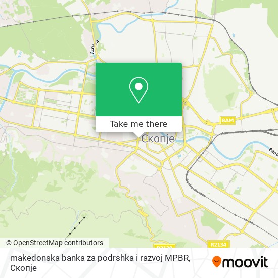 makedonska banka za podrshka i razvoj MPBR map