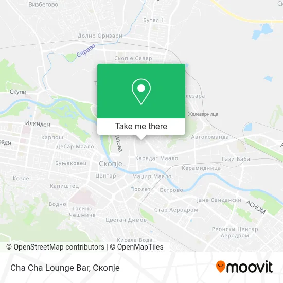 Cha Cha Lounge Bar map