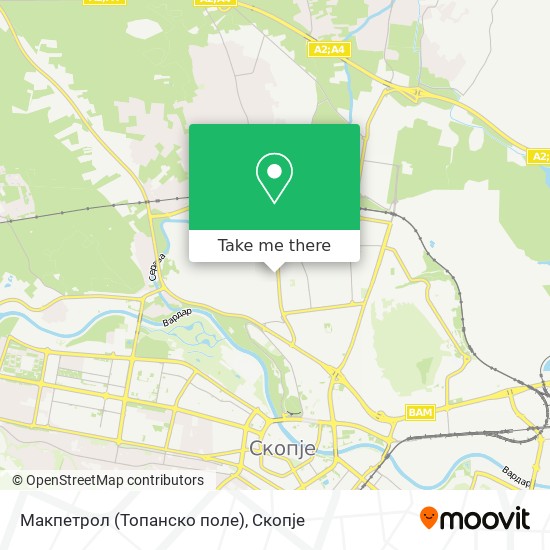 Макпетрол (Топанско поле) mapa