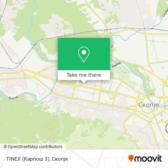 TINEX (Карпош 3) map