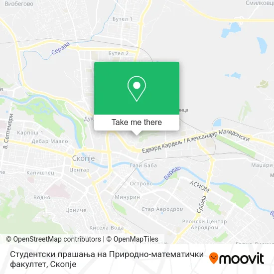 Студентски прашања на Природно-математички факултет map