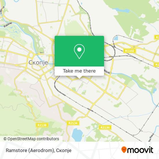 Ramstore (Aerodrom) mapa