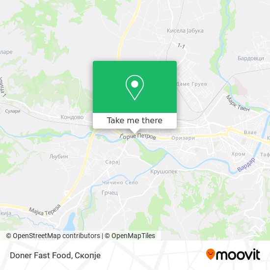 Doner Fast Food map