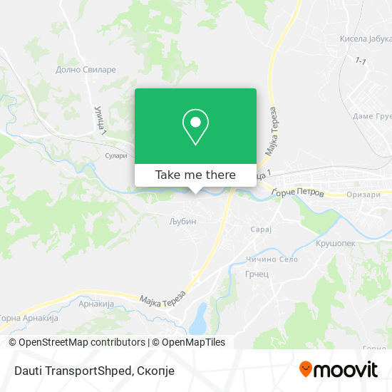 Dauti TransportShped mapa