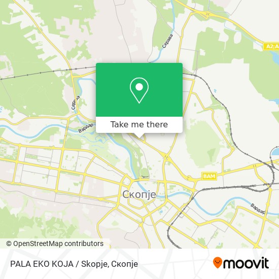 PALA EKO KOJA / Skopje map