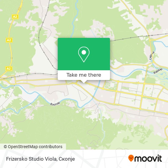 Frizersko Studio Viola map