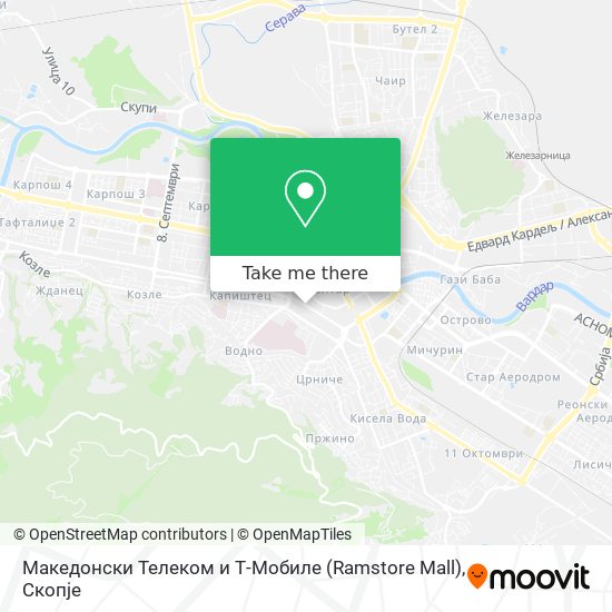 Македонски Телеком и Т-Мобиле (Ramstore Mall) map