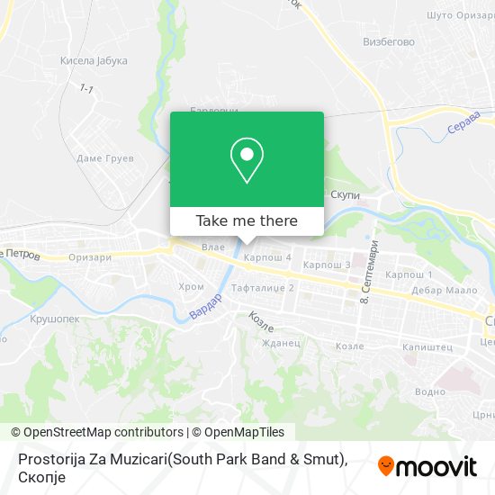 Prostorija Za Muzicari(South Park Band & Smut) map