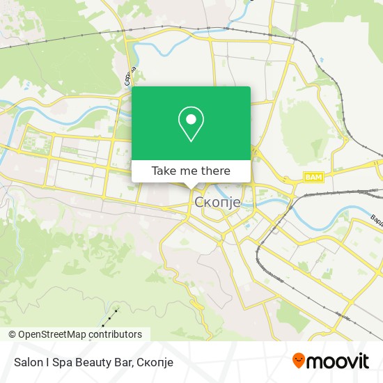 Salon I Spa Beauty Bar map