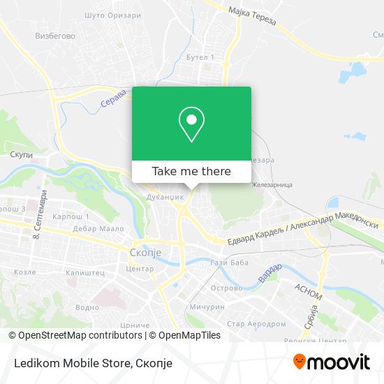 Ledikom Mobile Store map