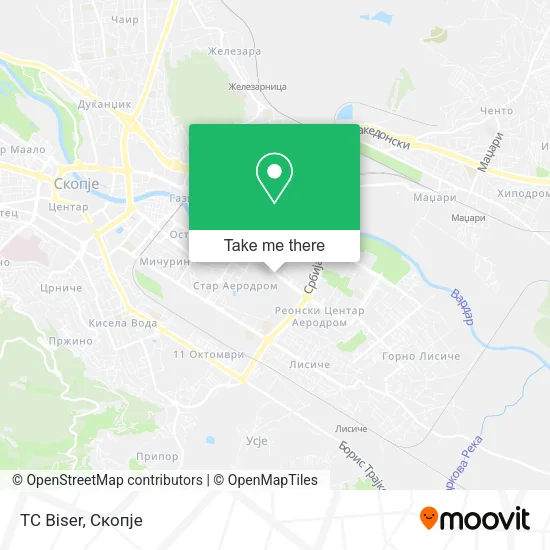 TC Biser map