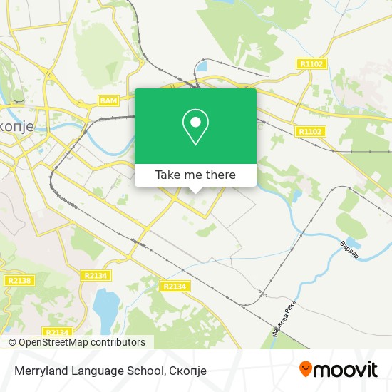 Merryland Language School map