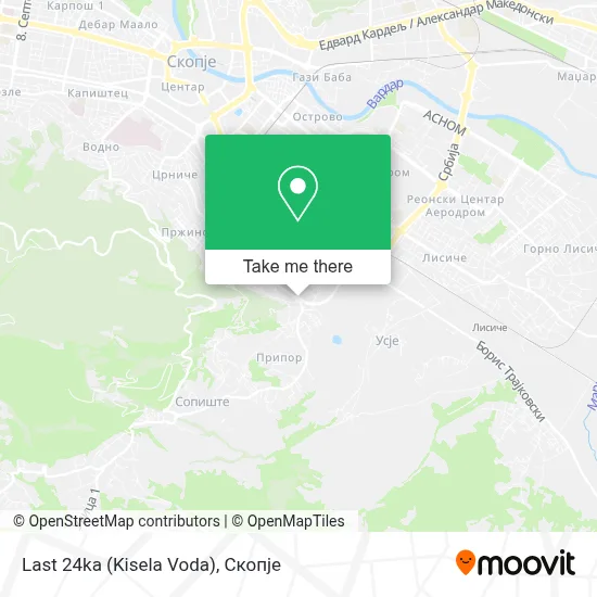 Posledna 24ka (Kisela Voda) map