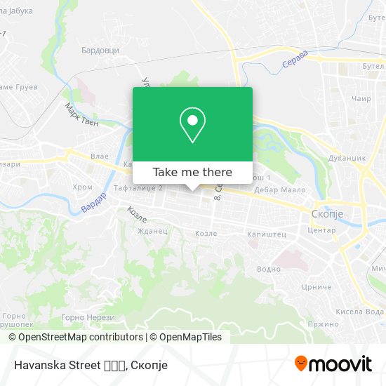 Havanska Street  🌴🏠🌴 map