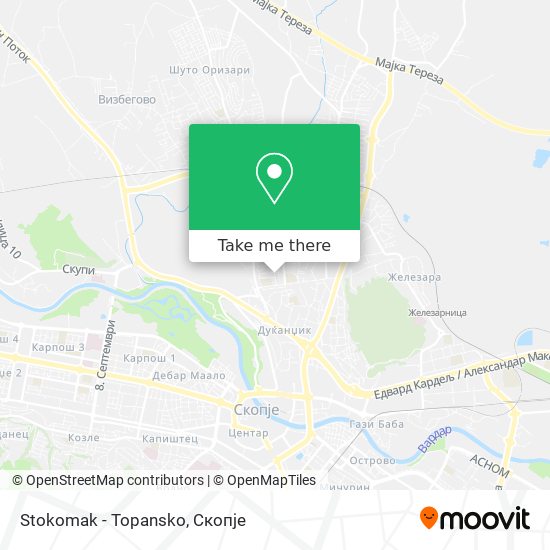 Stokomak - Topansko mapa