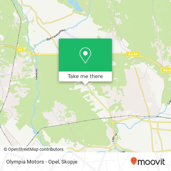 Olympia Motors - Opel map