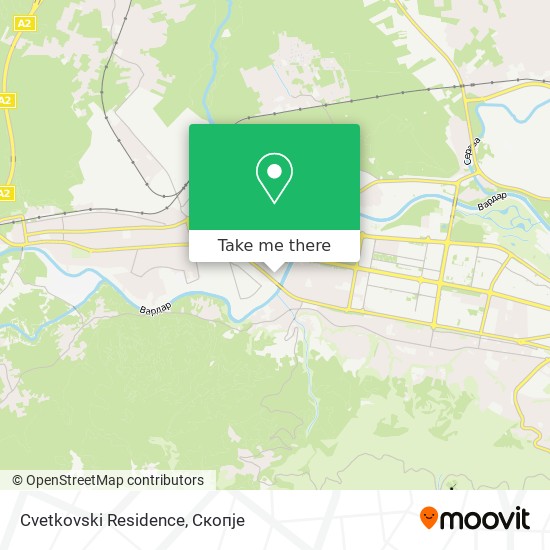 Cvetkovski Residence map