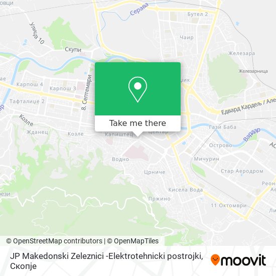 JP Makedonski Zeleznici -Elektrotehnicki postrojki mapa