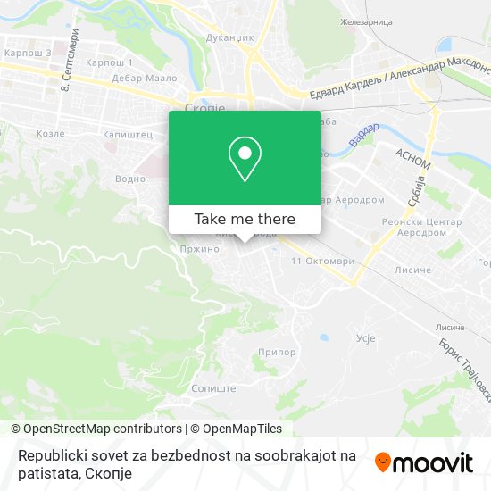 Republicki sovet za bezbednost na soobrakajot na patistata mapa