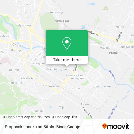 Stopanska banka ad Bitola- Biser map