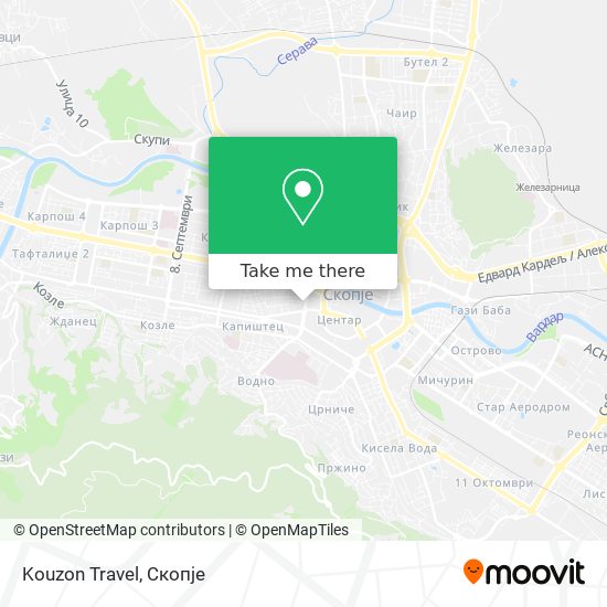 Kouzon Travel map