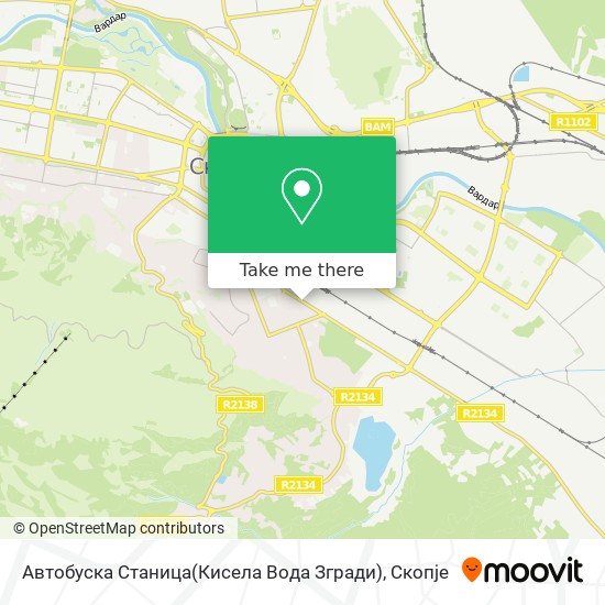 Автoбускa Стaницa(Киселa Вoдa Згрaди) map