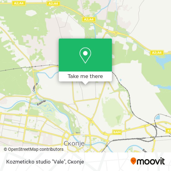 Kozmeticko studio "Vale" map