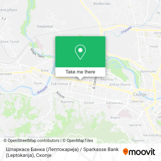Шпаркасе Банка (Лептокарија) / Sparkasse Bank (Leptokarija) map